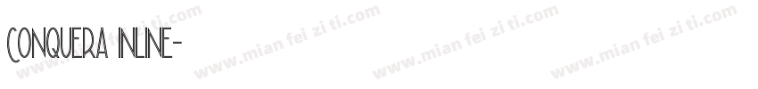 Conquera Inline字体转换